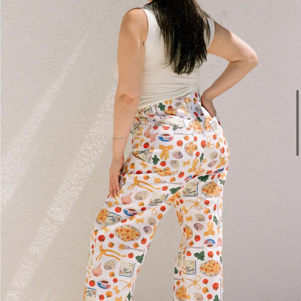 Lisa says Gah! Buon Appetito pasta princess pants size 8 - Picture 3 of 4